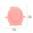 thumbnail image 3 of EeaseCA 1pc Silicone Baby Feeding Placemat Sucker Anti-slip Baby Tableware Bowl Mat, 3 of 7