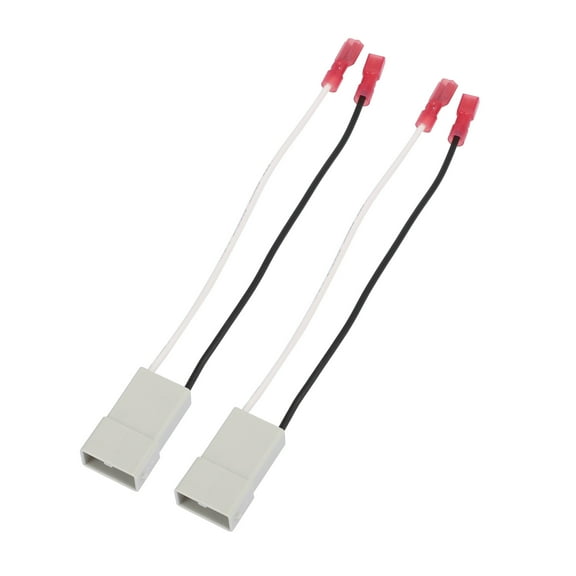 2pcs Car Speaker Connector Harness Adapter 72-7800 Gray for Ford Focus 2003-2007