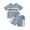 Blue, variant on Bagilaanoe 2pcs Newborn Baby Boy Shorts Set Short Sleeve Letter Print T-shirts Tops + Shorts 3M 6M 9M 12M 18M 24M Infant Casual Summer Clothes