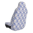 thumbnail image 2 of Balery Plaid Flowers Pattern Car Seat Cover - Soft & Breathable Front Premium Covers with Non-Slip Protector Fits Most Automotive, Vans, SUVs, Trucks - 1 Unit, 2 of 5