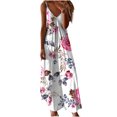 thumbnail image 2 of FcBaudy Camisole Sans Manches Col en V, Robes d'Été pour Femmes, Robes Décontractées Mode Imprimée Camisole Sans Manches Robe Femme, 2 of 5