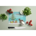 thumbnail image 3 of Carolines Treasures CK3838LCB Brown Goldendoodle Christmas Tree Glass Cutting Board Large, 12H x 16W, multicolor, 3 of 4