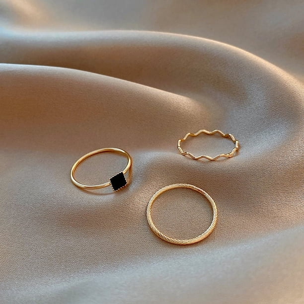 Anillo de traje femenino retro nicho personalidad anillo de perla anillo estilo frío alto sentido joyería de mano