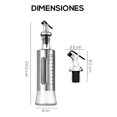 thumbnail image 2 of Aceitero Vinagrera Fasilyt dispensadora de aceite 300 ML Vidrio y Acero inoxidable, 2 of 5
