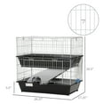 thumbnail image 3 of 2-Tier Mouse Cage, Ferret Cage W/ Dish and Bottle, Ramp, 2 Doors, 3 of 5