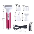 thumbnail image 5 of Recortador de pelo de nariz para mujer, maquinilla de afeitar eléctrica, afeitadora para mujer, recortador de Bikini, utensilio para eliminar el vello Facial, vello público, 5 of 5