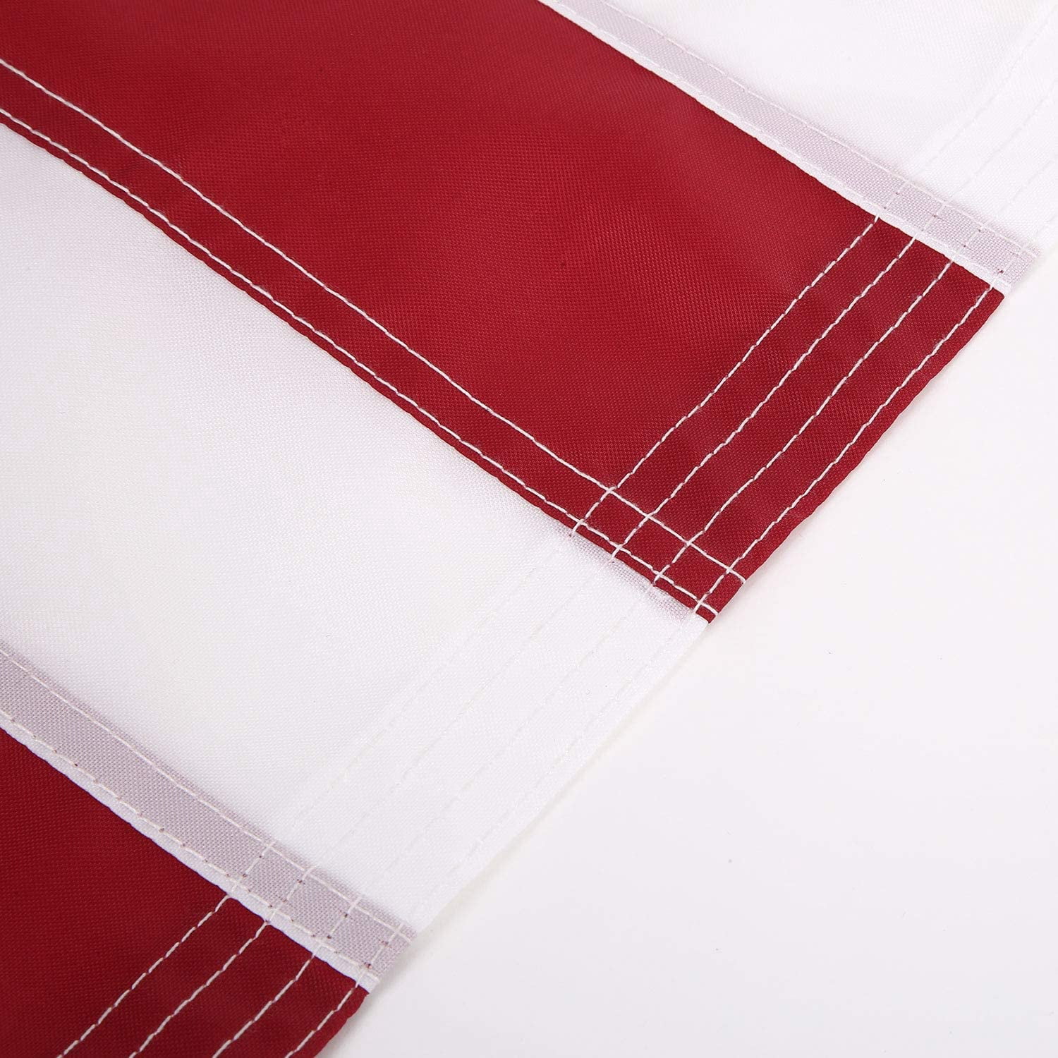 TOPFLAGS 5x8 feet 50 stars American Flag,Embroidered 210D Embroidered Stars,Sewn Stripes,3 Brass Grommets,Indoor/Outdoor,Vibrant Colors,Quality Polyester,US USA Flag