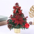 thumbnail image 1 of 30cm Christmas tree Christmas tree desktop decoration home table, red, 1 of 5