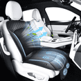 thumbnail image 2 of Coverado Cooling Car Seat Cover, 2 Powerful Turbo Fans Ventilated Seat Cushion for Summer, 3-Speed Temperature Adjustable Universal Fit for Car SUV Truck, 2 of 12