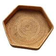 thumbnail image 2 of Lipstore Rattan Basket Decor Organizer for Countertop Entryway Table Kitchen Pantries 25x5cm, 2 of 8