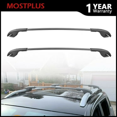Black Aluminum Cross Bars Crossbars Roof Rack for 2014-2020 Jeep Cherokee