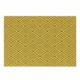 thumbnail image 1 of Orange and Yellow Cutting Board, Geometrical Rhombus Grid Pattern with Stripes and Diamond Shapes, Decorative Tempered Glass Cutting and Serving Board, Small Size, Orange and Yellow, by Ambesonne, 1 of 1