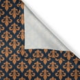 thumbnail image 4 of Ambesonne Fleur De Lis Valance Pack of 2, Orange Heraldic, 54"X12", Indigo Orange, 4 of 5