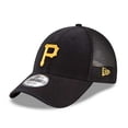 thumbnail image 2 of New Era 9Forty MLB Pittsburgh Pirates Trucker Baseball Cap  - Adjustable - Black, 2 of 3