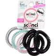 thumbnail image 2 of Scunci No-Slip Grip Spirals Ponytailers - 5-Count, Assorted Colors 2 of 6