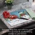 thumbnail image 6 of CounterArt Snowman Family Tempered Glass Cutting Board 15" by 12", 6 of 7
