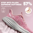 thumbnail image 2 of ALLSWIFIT Women's Slip-On Walking Running Shoes Comfortable Breathable Lightweight Non-Slip Athletic Sneakers for Gym, Tennis, Workout, Casual Wear, 2 of 8
