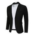 thumbnail image 2 of Men Blazers, Sport Coats for Men Suit Jackets and Blazers Casual Classic Fit Two Button Comfy Lightweight Blazer Work Office Linen Casual Sport Coat Blazer Jacket, 2 of 7