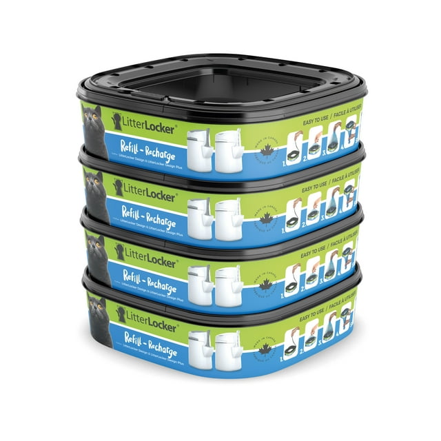 LitterLocker Cat Litter Disposal Refill - 4