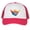 Pink/White, variant on Gravity Threads Shaka Youth Adjustable Trucker Hat - Red/White