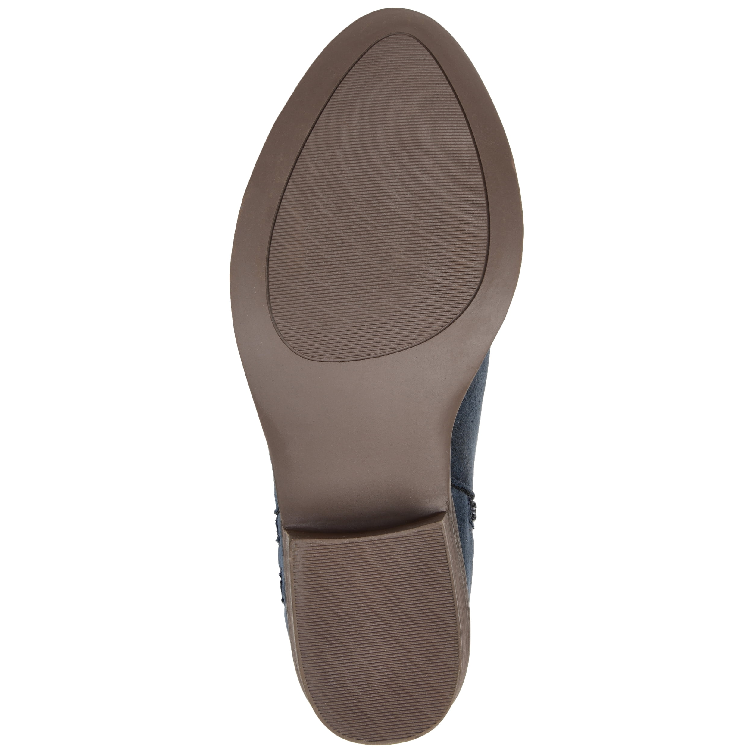 Journee Womens Jayda Inside Zip Stacked Heel Booties