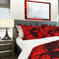 thumbnail image 4 of Designart 'Speak Out Red Lips' Modern & Contemporary Duvet Cover Set, 4 of 4
