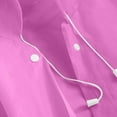 thumbnail image 6 of Cethrio Kids Girls' Rain Jackets, Mid-length Loose Hooded Waterproof Kids Raincoat Pink Size 3-14 T, 6 of 6
