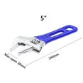 thumbnail image 2 of SENRISE Mini Wrench Longer Jaws Grip Spanner Tool Adjustable Chrome Vanadium Steel Size 4 inch-8 inch, 2 of 7