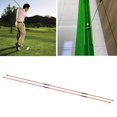 thumbnail image 3 of Golf Alignment Sticks 2Pcs, Collapsible Golf Practice Rods, Training Aid for Aiming, Putting Full Swing and Posture Corrector Red, 3 of 10