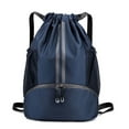 thumbnail image 1 of Jumpingount Baloncesto grande y bolsa para OxfordCloth bolsa de ocio cómoda fácil de llevar incorporada y conveniente bolsa de viaje de ocio Mochilas azul oscuro, 1 of 6