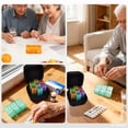 thumbnail image 6 of DIYING Portable 7-Day Pill Organizer with Pill Box and Pill Organizer, Black, 6 of 8