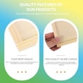 thumbnail image 4 of 10pcs Unfinished Wood Panel Boards DIY Wooden Photo Frames Clay Photo Holders, 4 of 7