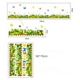 thumbnail image 3 of Calcomanía de pared con estampado de flores y hojas verdes vibrantes para decoración de sala de estar y dormitorio (AY926), 3 of 3