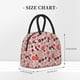 thumbnail image 2 of Balery Cute ladybugs red Bolsa de Almuerzo para Mujeres, Caja de Almuerzo, Bolsa de Almuerzo Pequeña Impermeable, Tote de Almuerzo Reutilizable con Gran Capacidad, 2 of 6