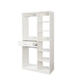 thumbnail image 5 of Amkui 74" Closet Organizers System and Storage,Corner Closet System with Drawers 8 Shelves 2 Hanging Rods,Wood Freestanding Closet Shelving Walk in Closets, 5 of 10