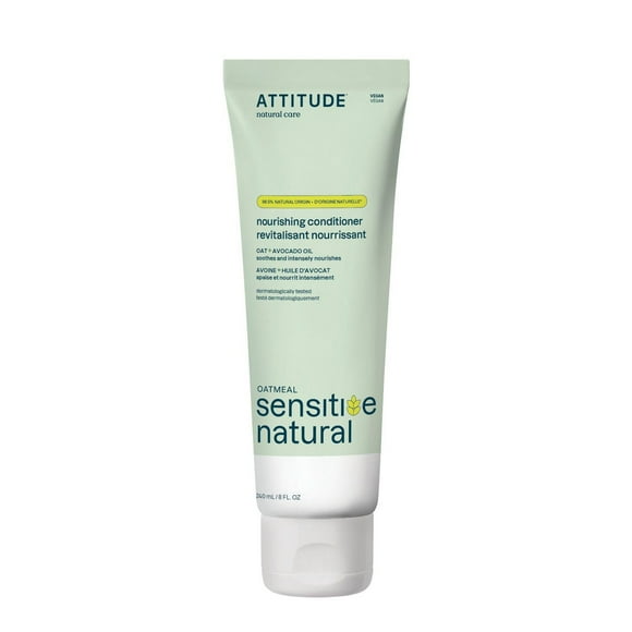ATTITUDE oatmeal sensitive natural, Nourishing Conditioner, Oat & Avocado Oil, 240 mL