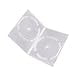 thumbnail image 2 of Maxtek 7mm Slim Clear Double CD/DVD Case, 50 Pieces Pack. (2 Discs Capacity per Case), 2 of 3