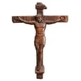 thumbnail image 1 of Cruz de pared con forma de crucifijo de madera BGCOPPER INRI Jesus, 25 cm, 1 of 7