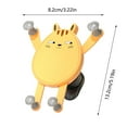 thumbnail image 3 of Qiopertar Clearance Home Decor The New Car Outlet Gravity Bracket Cute Mobile Phone Navigation Car Mobile Phone Bracket General Support Navigation Frame Transparent Car, 3 of 8