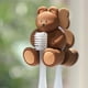 thumbnail image 4 of Cartoon Bear Silicone Toothbrush Holder Wall Mounted Suction Cup Organizer Hook Bathroom Holder Accessories, 4 of 4