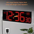 thumbnail image 2 of Reloj de pared digital Soobest con temporizador de cuenta regresiva y control remoto, 2 of 7