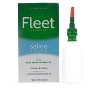 (3 pack) Fleet Saline Enema Latex Free Ready-To-Use Saline Laxative Regular 4.5 Oz 4 ct