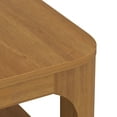 thumbnail image 6 of Plank+Beam Solid Wood Forma Coffee Table, Center Table for Living Room with Storage, Pecan, 6 of 10