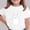 White, variant on SERTG Girls Easter Bunny Print Short Sleeve T Shirt Soft Breathable Crew Neck Tee Casual Regular Fit Lightweight Comfortable Fashion Top Cute Easter Holiday T Shirt(Beige,10-11Years)
