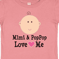 thumbnail image 4 of Inktastic Mimi and Poppop Love Me Grandchild Boys or Girls Baby T-Shirt, 4 of 5
