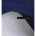 thumbnail image 4 of Modern Solid Navy Blue Hand-Tufted Area Rug – 5x8 – Minimalist Design, 4 of 4