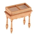 thumbnail image 4 of guohui 1/12 Dollhouse Cabinet Dollhouse Furniture Miniature Jewelry Display Cabinet for Wood, 4 of 9