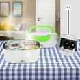 thumbnail image 4 of Boîte à Lunch Chauffante Électrique Portable 12V pour Voiture Bento Récipient Alimentaire (Vert), 4 of 8