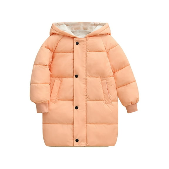 Pink Jacket Girls Size 8 Girls Winter Coat Kids Puffer Coat Jacket Lightweight Hooded Packable Outerwear Warm Padded Coats 4-11 Years