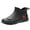 Black, variant on Waterproof Rain Boots for Men Women Outdoor Nonslip Rubber Footwear Garden Shoes Ankle Boots